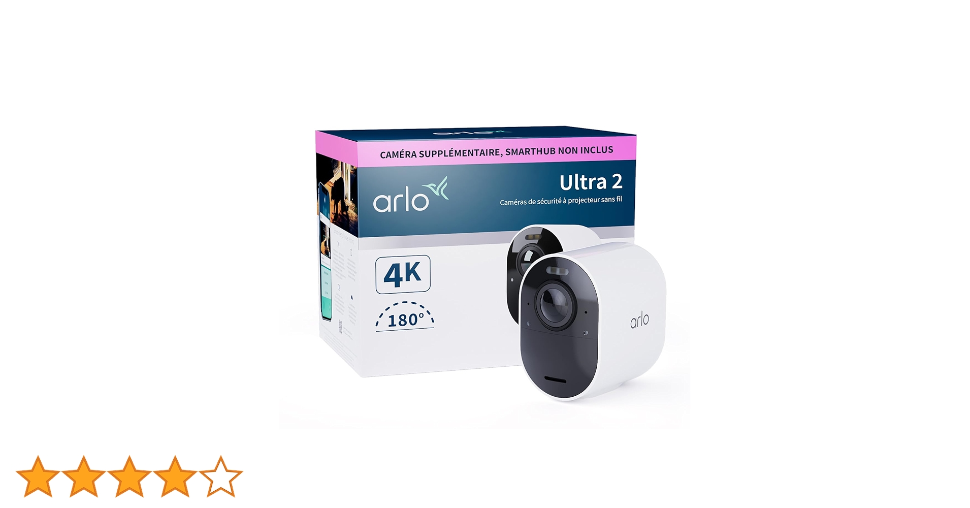 【美品】Arlo Ultra 2 4K UHD 180° Ultra Wide Arlo Ultra 2 Wireless 4K Security Camera | Arlo
